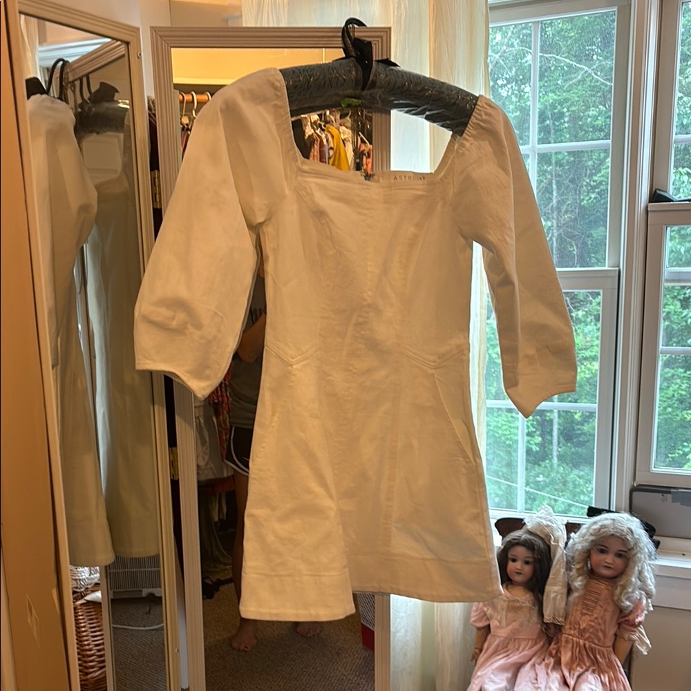 Astr Formal Dress in Cream